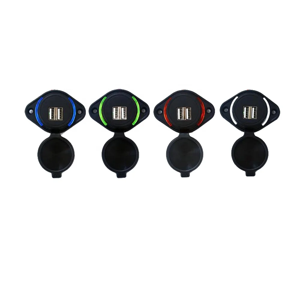 DC 12-24V 3.1A шина usb автомобильный адаптер питания двойной разъем с CE HC-B-65016