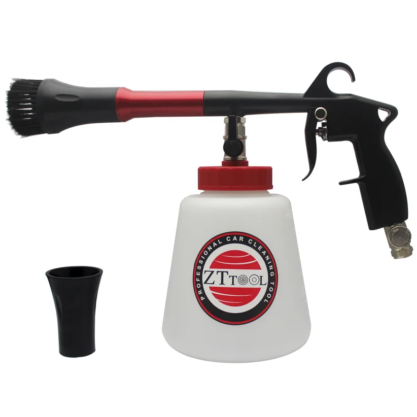 Kanzo Pneumatic Pressure Cleaning air Water Spray Gun with Tornador Bearing and Plastic Rotation Set