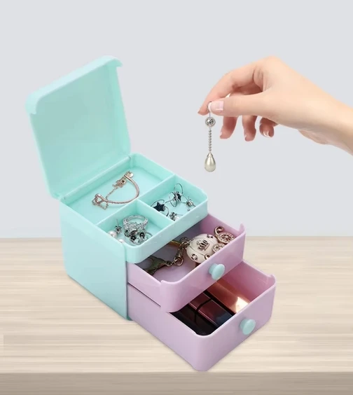 Mini Plastic Box Custom Cute Household Beads Storage Containers Box for Collecting Small Items Beads Jewelry Game Pieces Crafts