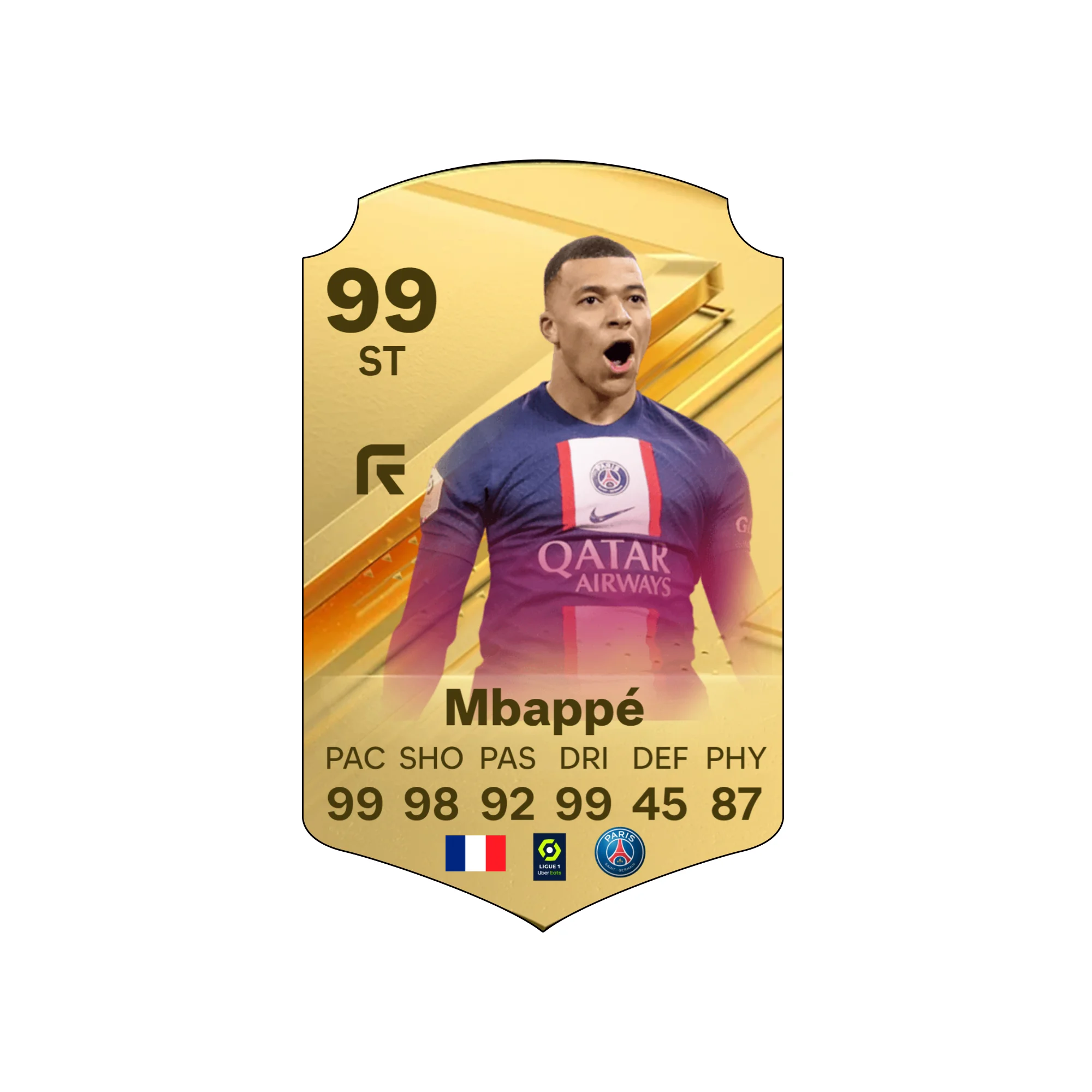 Football Stats Shield Personalized Sublimation Aluminum Metal Football Player Cards Photo Panel Blanks