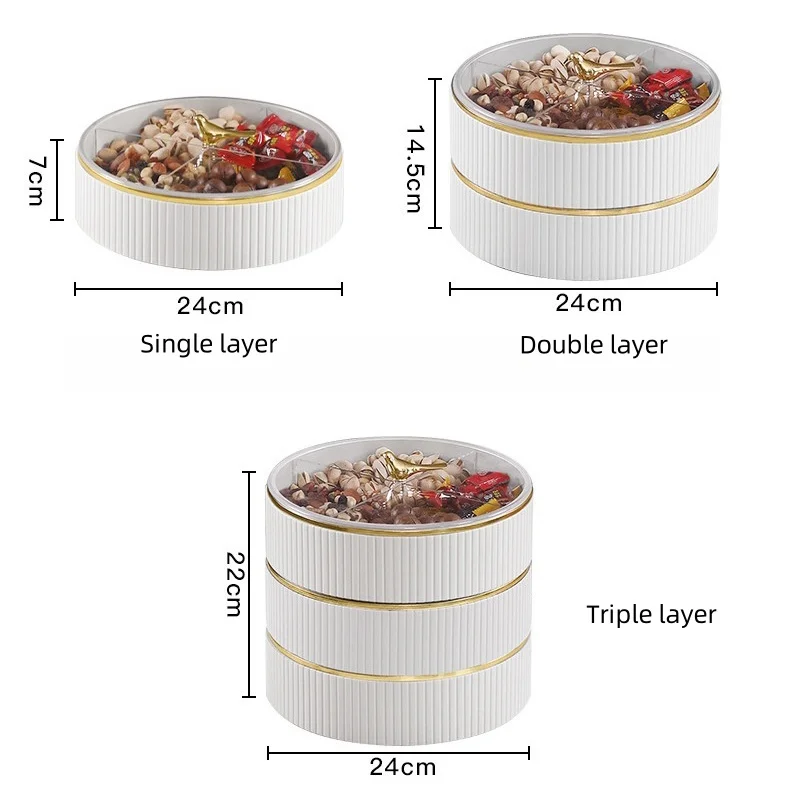 Leather Snackle Box Charcuterie Container Snackle Box Food Storage 4 Compartments Divided Serving Tray with Lid