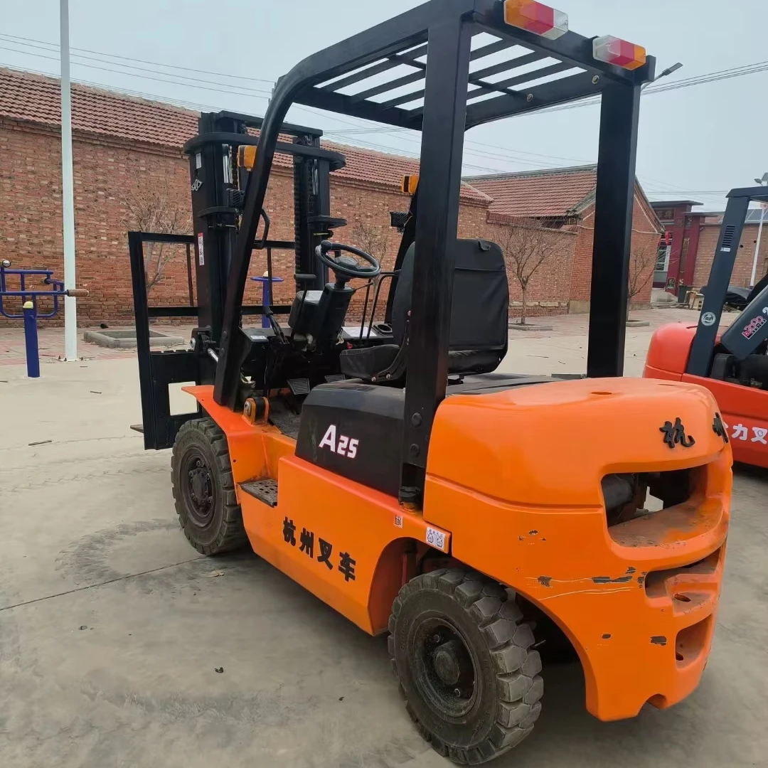 Original Used China Famous Brand Hangcha A25 Diesel Forklift 2.5 Ton  Forklift Handling Machine