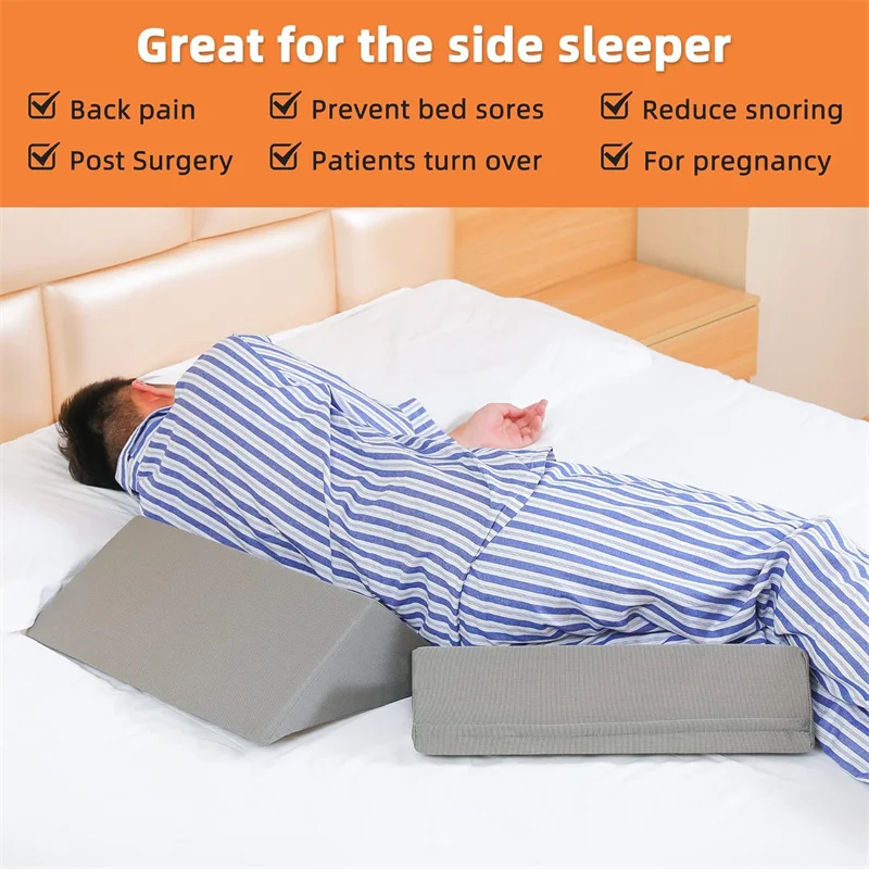 After Surgery Back Pain Relief Knees Elevated Bed Wedges Body Positioning Pillows for Elderly Bed Sores