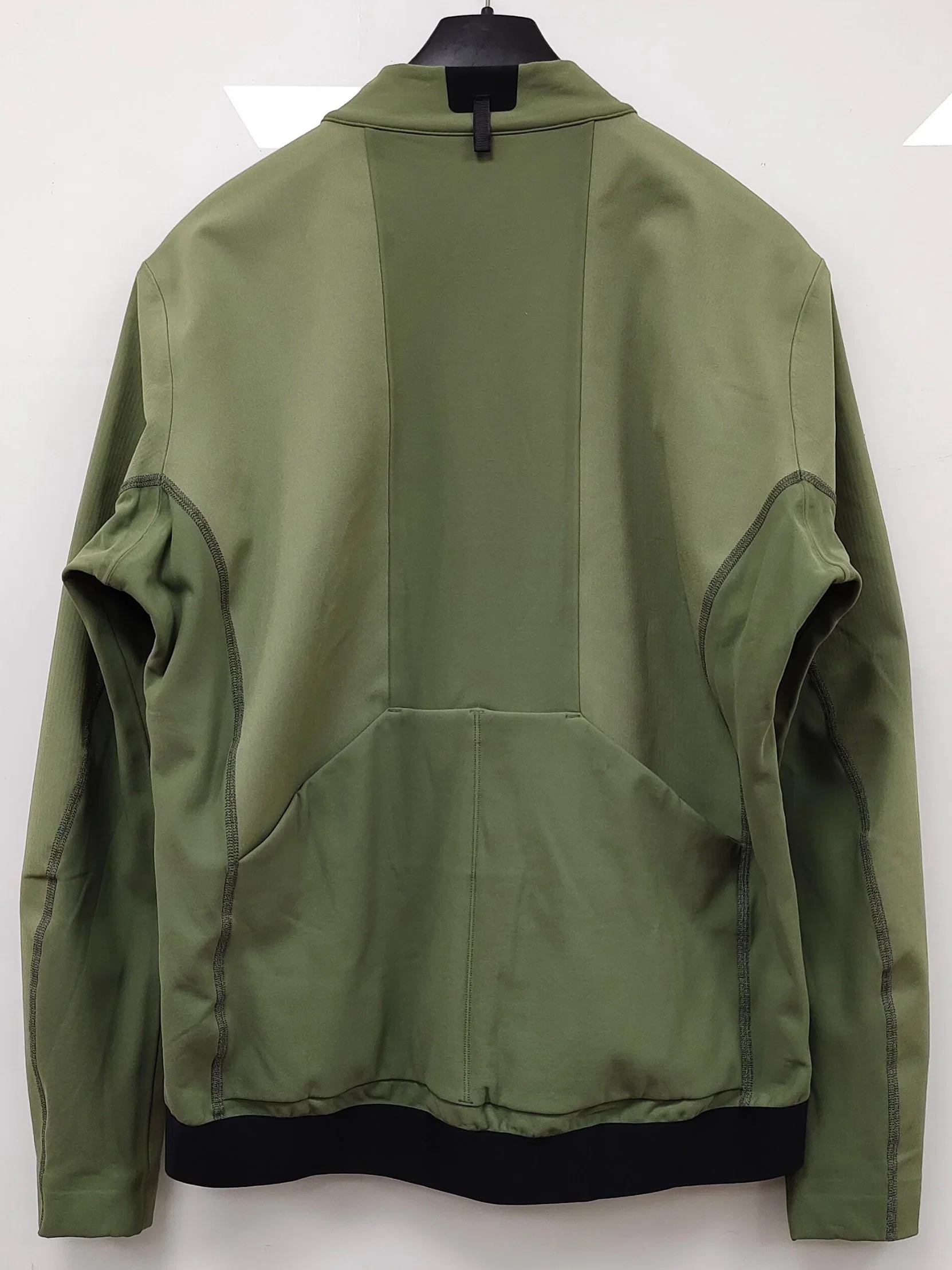 Men Nylon Elastane Fabric Windblock Cycling Tech Woven Jacket