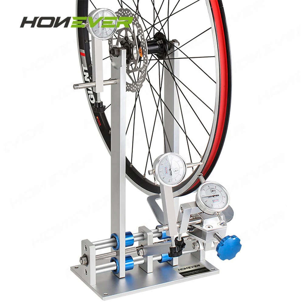 HONEVER Bicycle Wheel Maintenance Rims Correction Stand Bicycle Calibration Stand Mountain Bike Wheel Truing Stand