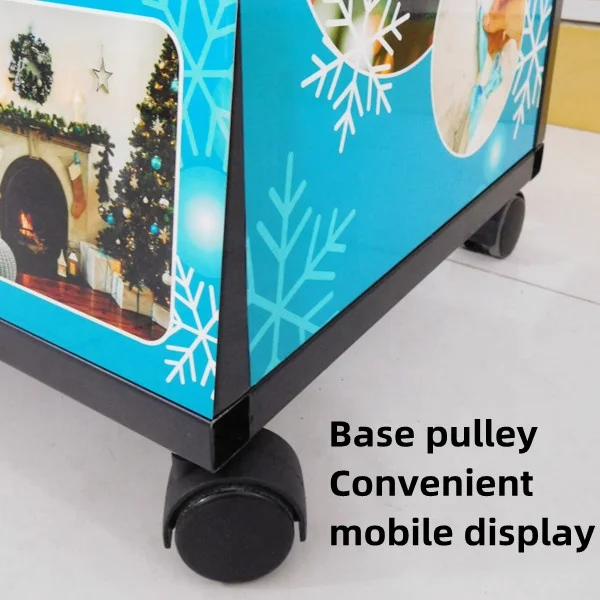 Custom Grocery Store Retail Product Sticker Postcard Greeting Card Stationery Phone Accessories Toy Metal Display Rack Stand