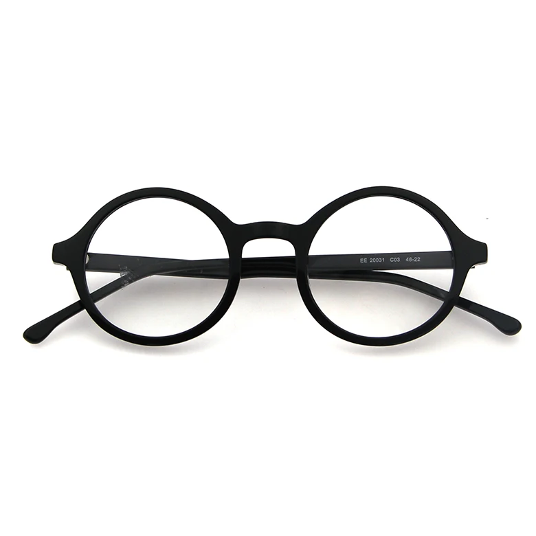 Fashion glasses Italian design round frame kacamata murah ladies lunettes acetate