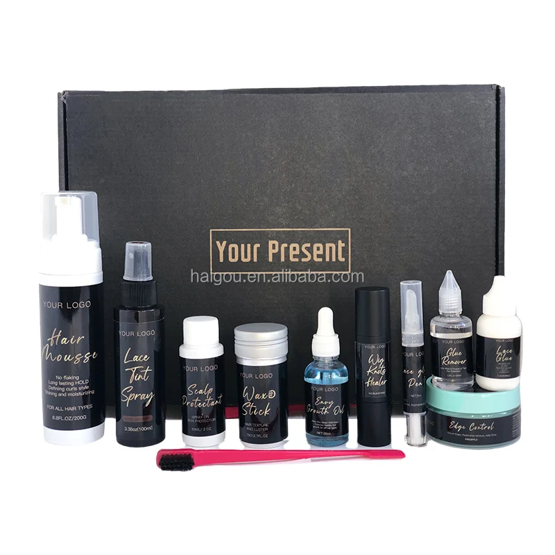 OEM Lace Tint Spray Edge Control Private Label Lace Glue Watermelon Hair Lace Glue Pen Kit