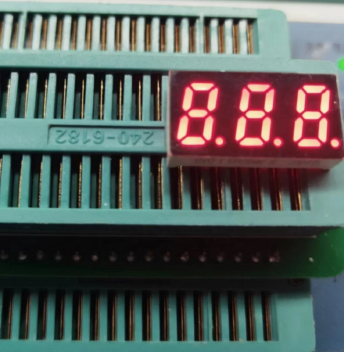 Factory custom 3 digit 7 segment display digital led counter 0.31 inch red number display
