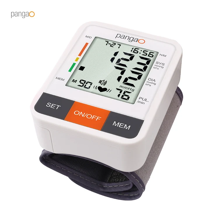 Healthy Care Home Use Diagnostic BP Apparatus Digital Wrist Cuff Blood Pressure Monitor