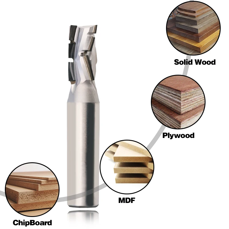 Lamboss PCD Spiral Router Bits Good selling Diamond Cnc Diamond Cutter Long Life Woodworking