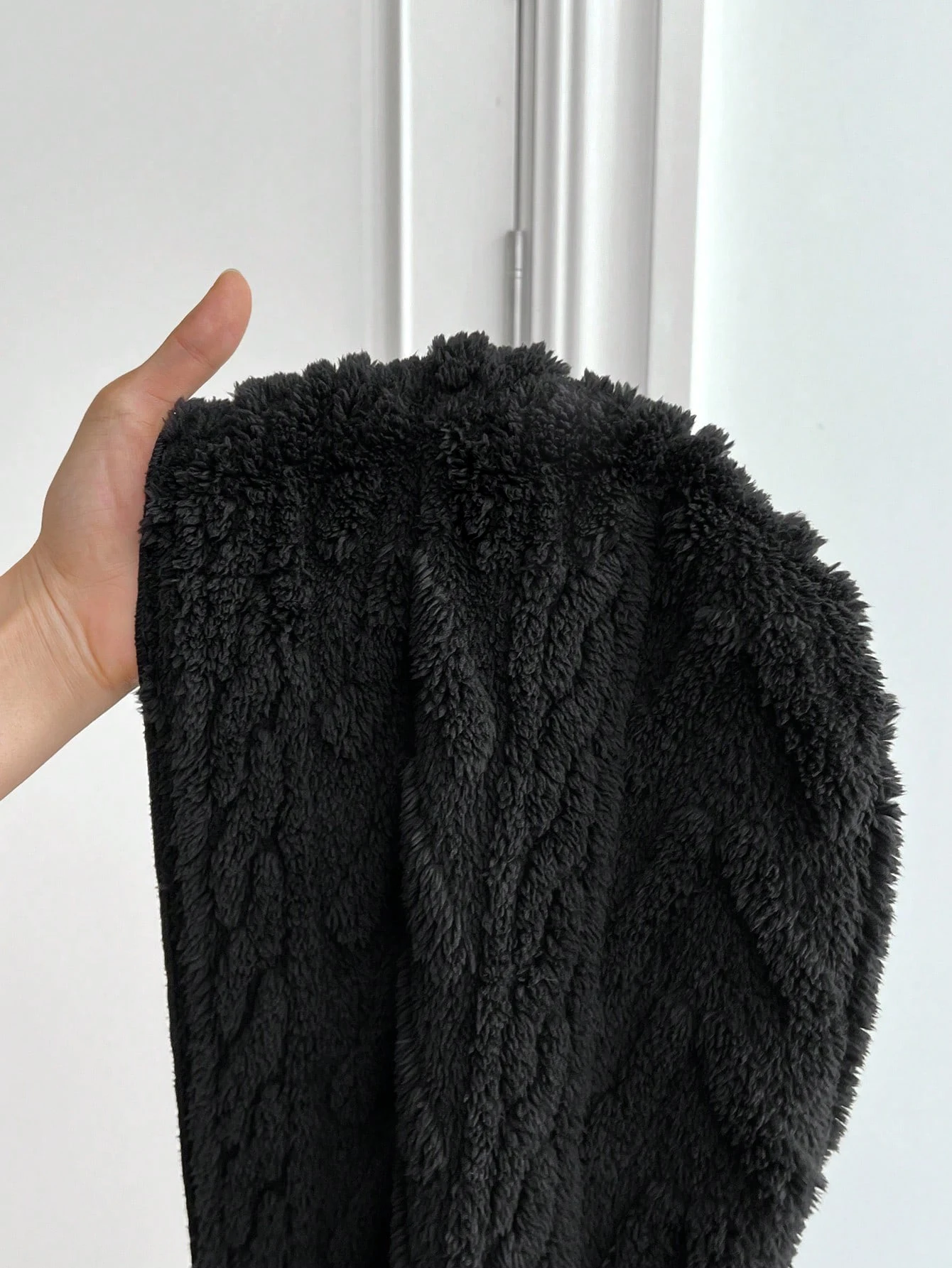 High Quality Custom Winter Clothes for Women Plus Size Thick Fleece Long Fur Coat Lined Cardigan Warm Sherpa Fleece Jacket