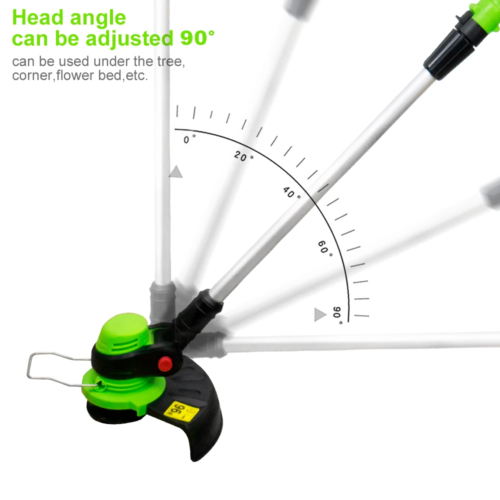 Cordless Trimmer Lithium Battery Power Brush Cutter Electric 20V Motor Grass Trimmer Power String Trimmer