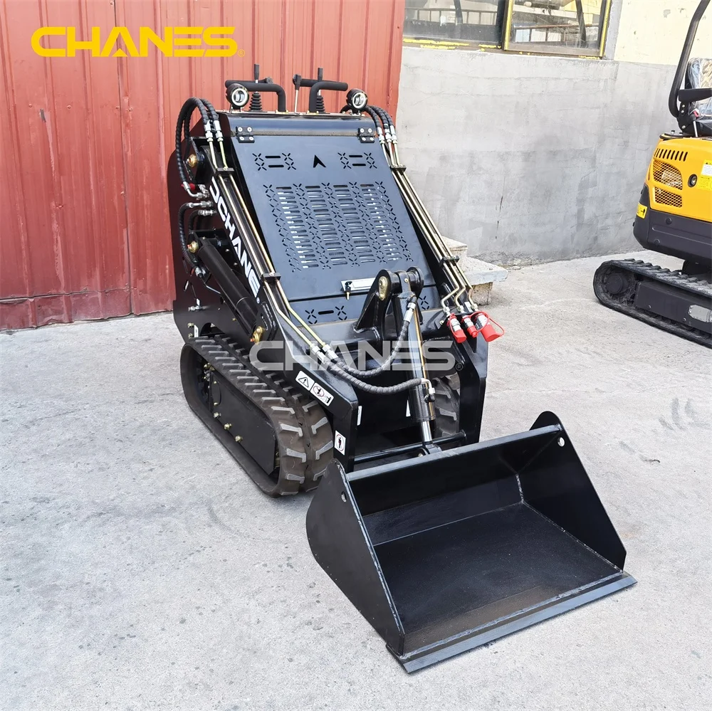 Black knight mini skid steer tracked stand on mini loader gasoline power GX630 GX690 Vanguard Kohler EPA engine global warranty