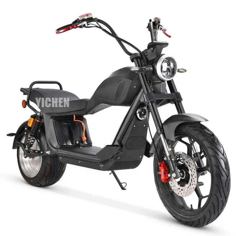 40Ah EU Warehouse M1P Elektro Roller EEC/COC Approved Vintage Chopper Bike 2000w E Moped Citycoco Adult Fast Electric Scooter