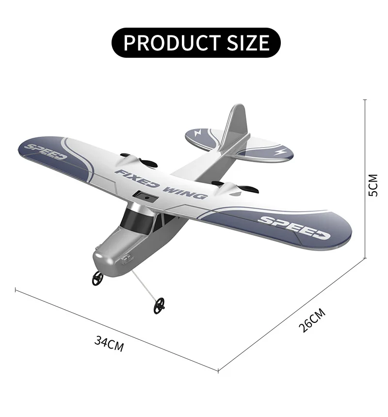 Coolerstuff TY9 2.4g epp foam rc airplane kits led lighting intelligent gyroscope kids small airplane toys aircraft