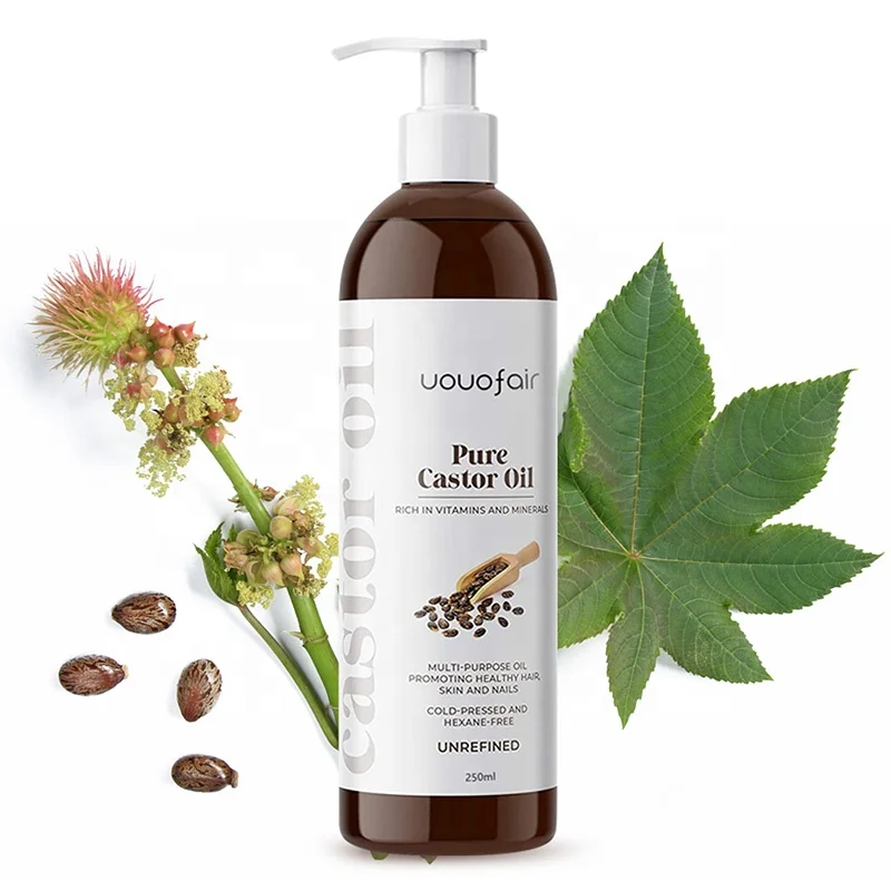 custom organic natural bulk cold pressed jamaican black castor oil for hair eyebrow growth