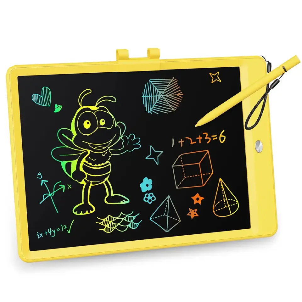 LCD Writing Tablet, 10 Inch Colorful Toddler Doodle Board Drawing Tablet, Erasable Reusable Electronic Drawing Pads