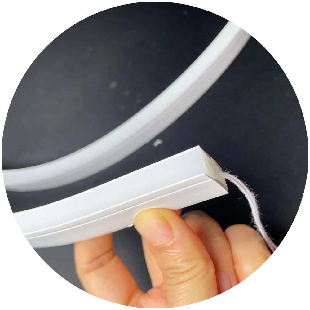 8mm 10mm PCB 10x18mm silicone tube cover profile replace aluminum neon led for led flexible strip light