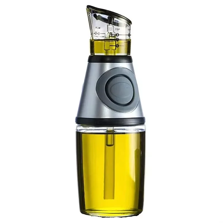 Cooking 250ml 500ml Oil Bottle Dispenser Olive Vinegar Glass Cooking Oil Dispenser for Kitchen