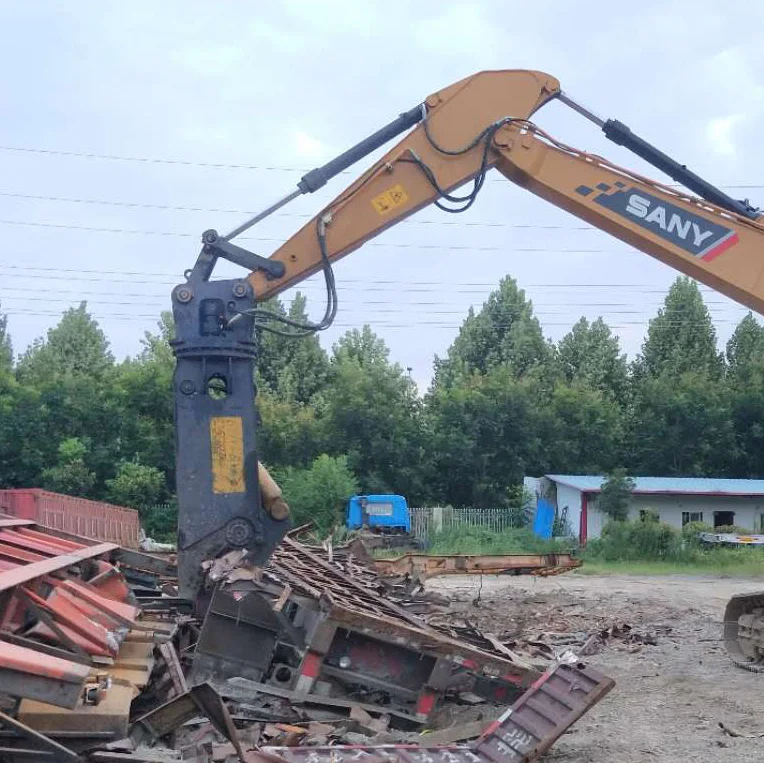 Strong bite force professional dismantling equipment excavator accessories transformation olecraper hydraulic shears