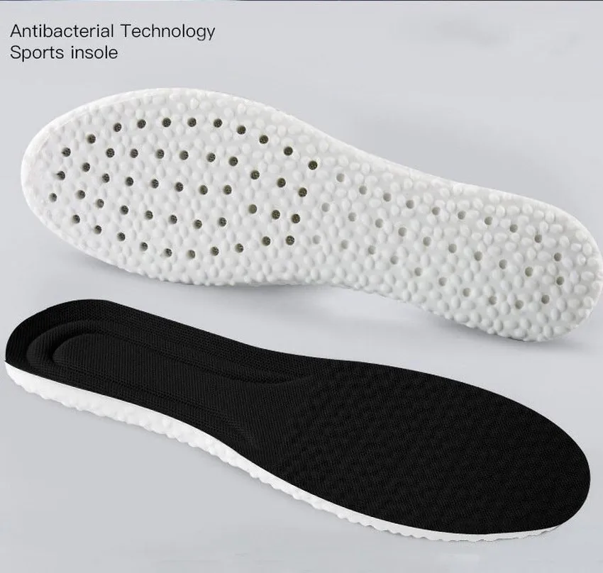 Popcorn Height Insole Increase Sports Shock Absorption Basketball Breathable Elastic Soft Insole Shoe Insole