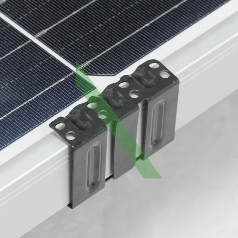 30 мм 35 40 45 PV модуль Солнечная Панель Пластиковая направляющая зажим ABS Солнцезащитная дренажная вода зажимы