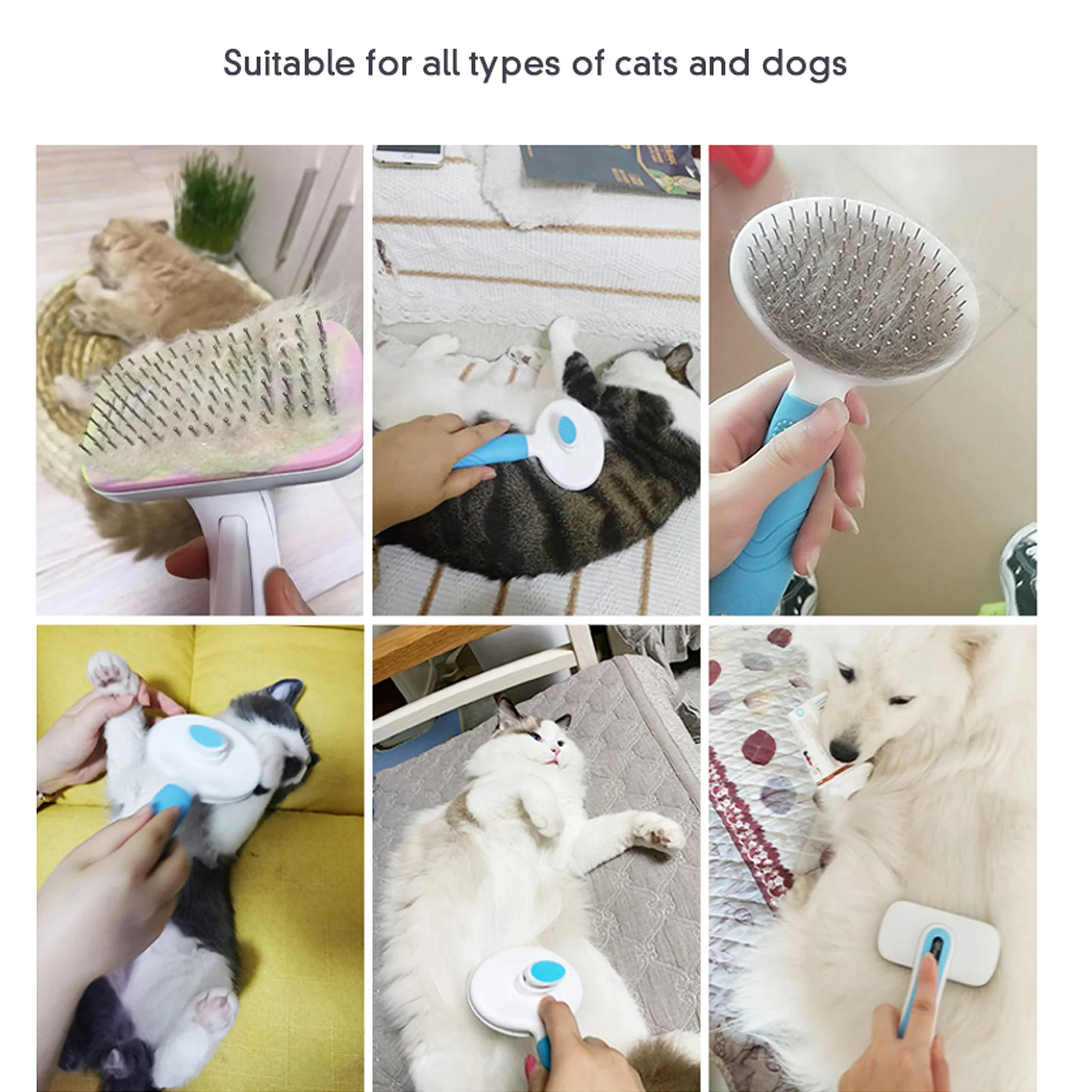 Hot Selling Pet Hair Remover Dog Cat Hair White Fur Removal Lint Roller Brush Drop Shipping