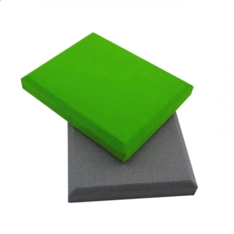 New Design Soft Package Fabric Wave Curved Acoustic Fiberglass Panel Cinema Flexible Acoustic Panel