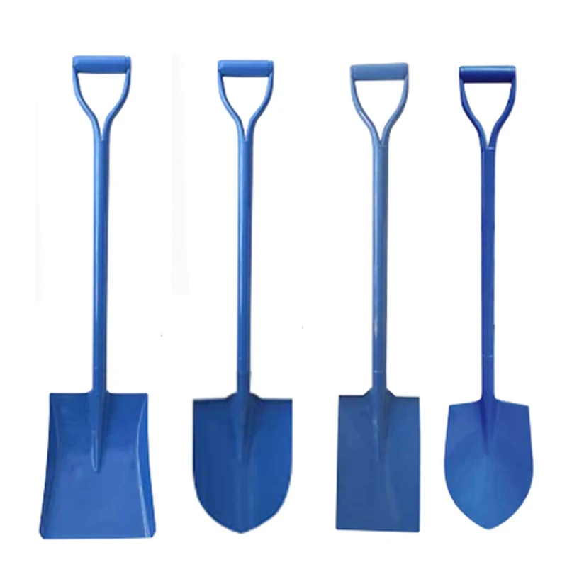032 Factory direct produce farming agricultural tools 50Mn steel shovel with wood handle construction agricultural tools