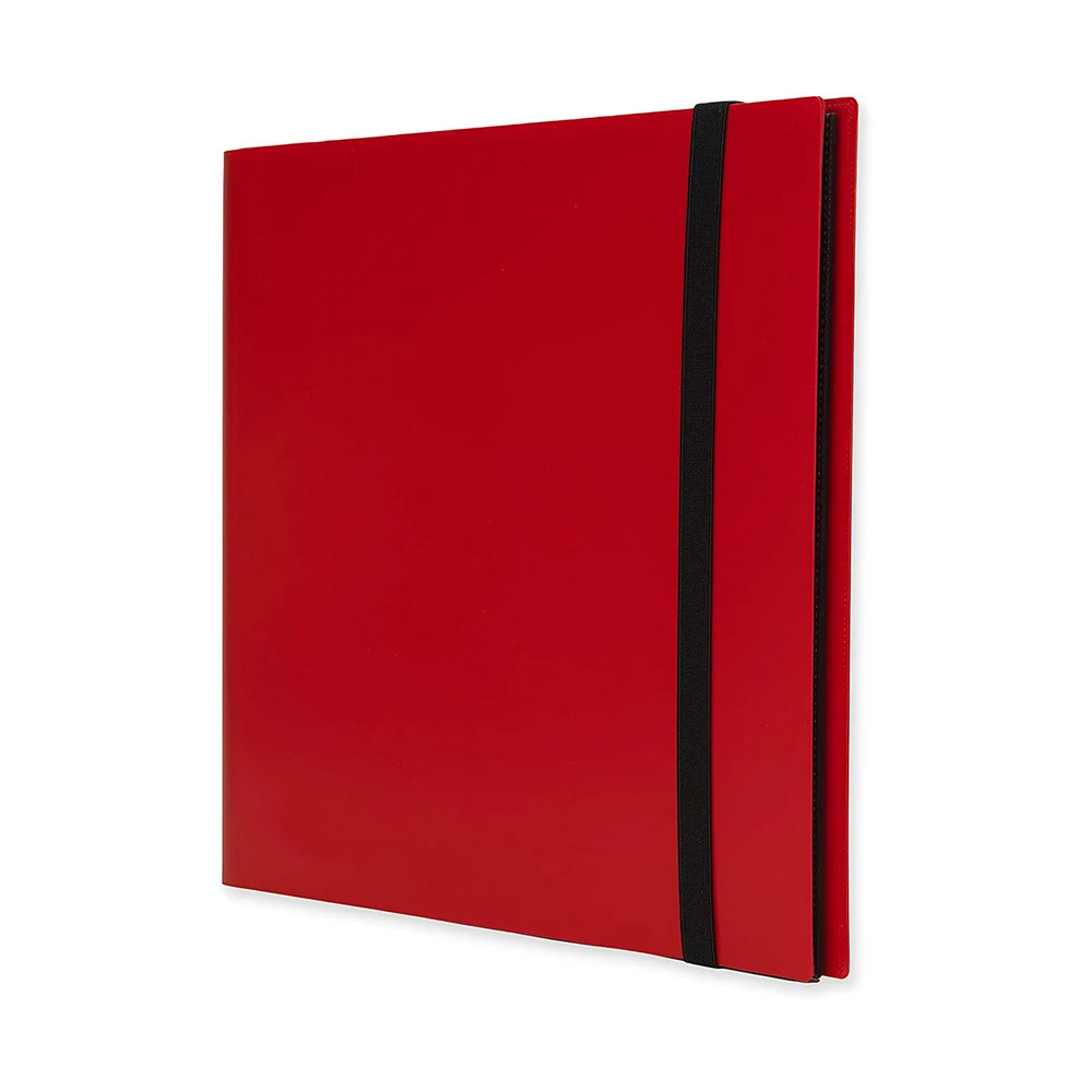 Factory Custom 12 Pocket Elastic Strap Trading Card Album Folder - 360 Side Loading Pocket Binder for Game Card & Star Card etc.