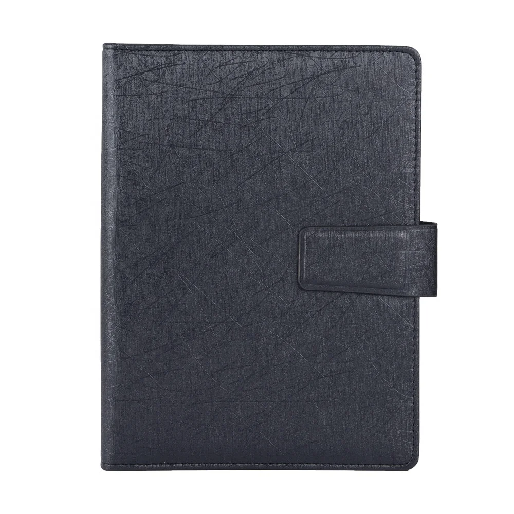 A5 Business loose-leaf Notebook Leather Cover Binder Journals Executive Planner Organizer Refillable Writing Diary