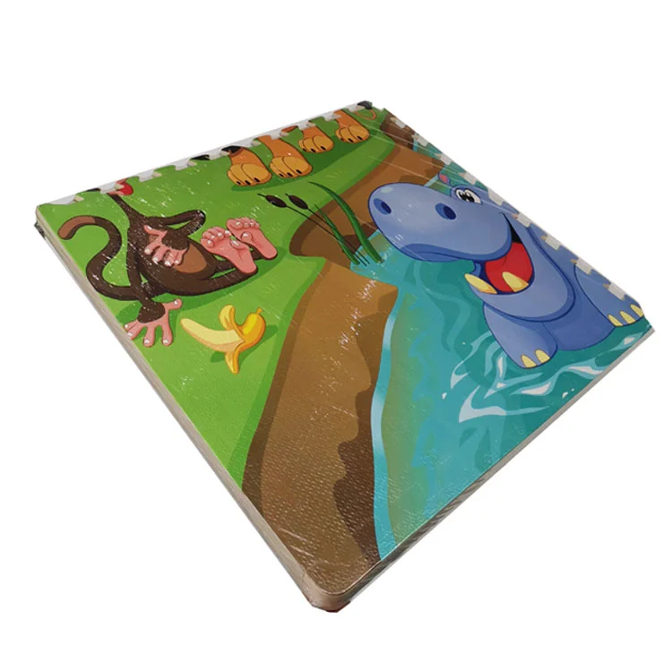 manufacturer colorful animals interlocking eco friendly non toxic cartoon designs wholesale foam kids puzzle floor mat