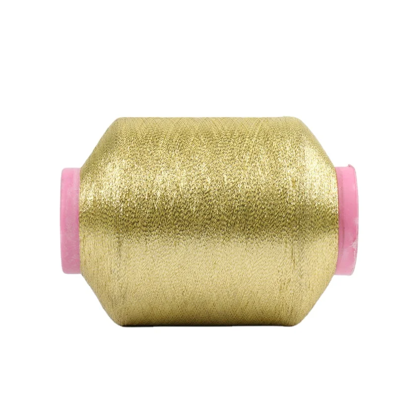 MH Type Golden Metallic Thread For Embroidery