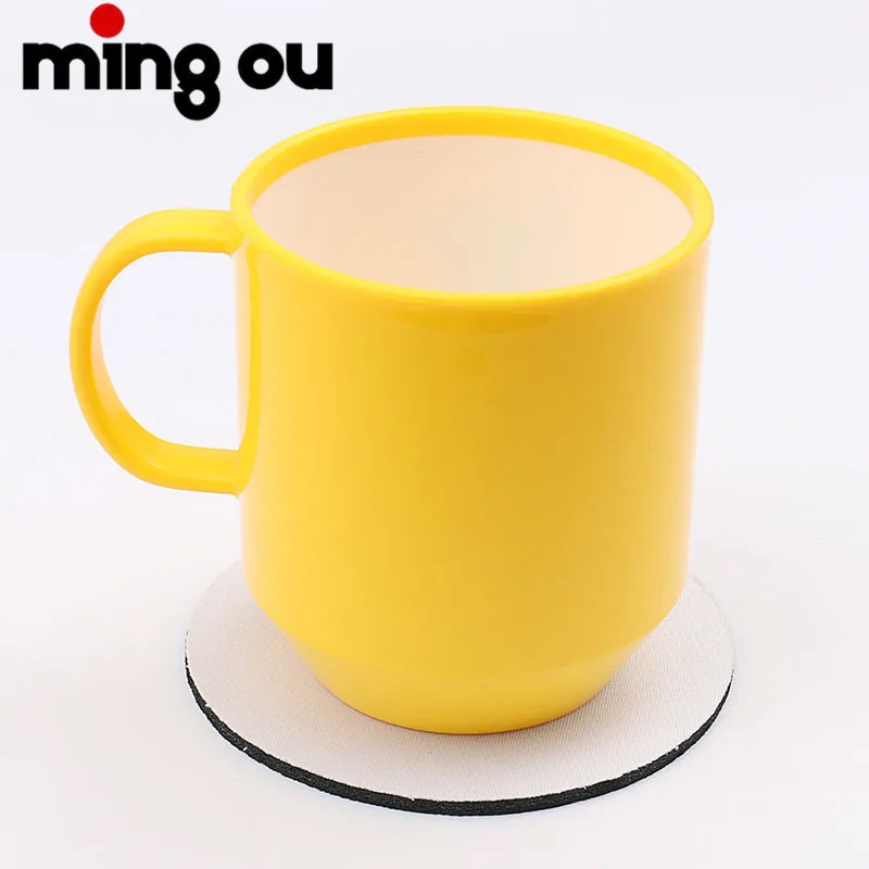 Custom Round Blank Coaster Sublimation Neoprene Cup Coaster With Logo