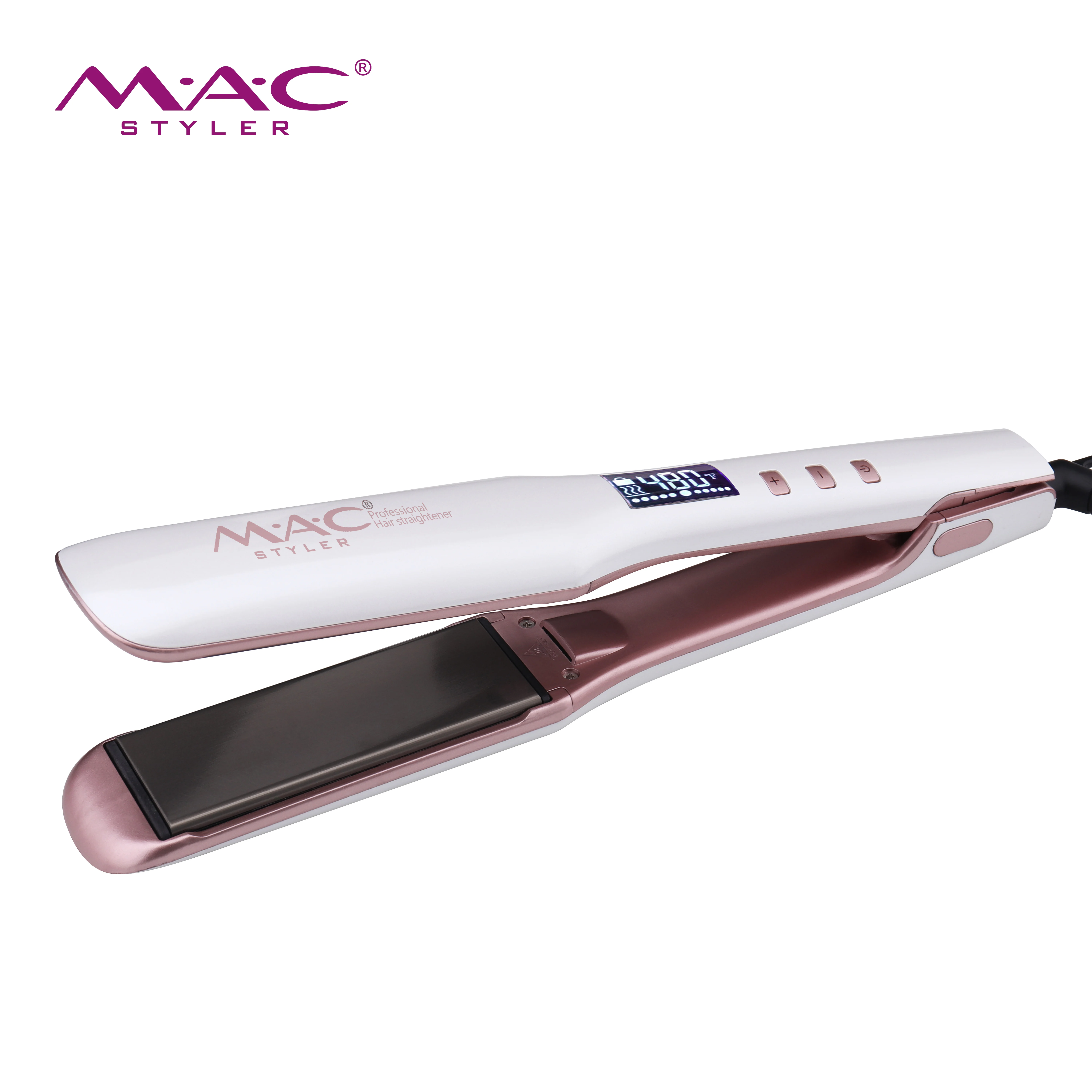 Professional Salon Barber Equipment Hair Straightener with Bag Comb Hairpin Tourmaline Flat Iron Hair Straighteners durable use
