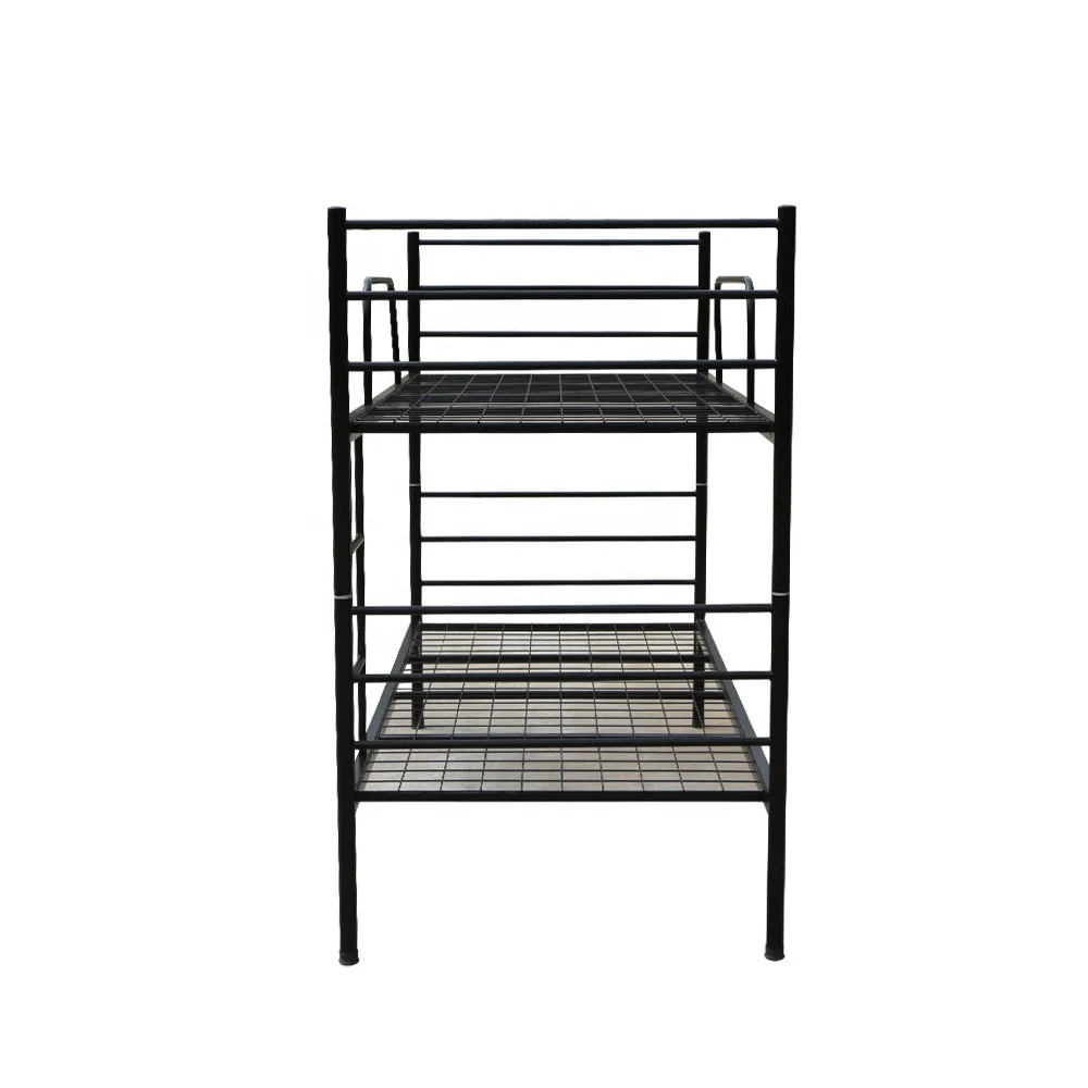 Bedroom Metal Mesh Grid Bunk Bed Frame Detachable bunk bed separated up and down bunk bed
