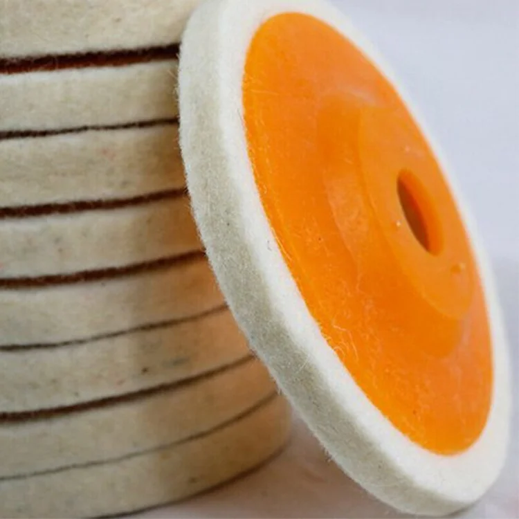 
Natural Wool felt wheel for polishing 