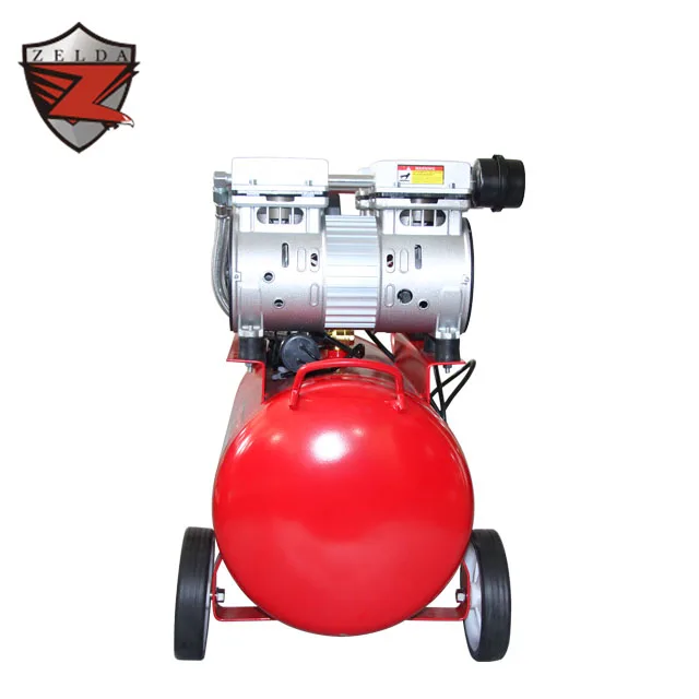 Slient portable Air Compressors 50L Capacitor low pressure Oil Free Air Compressors