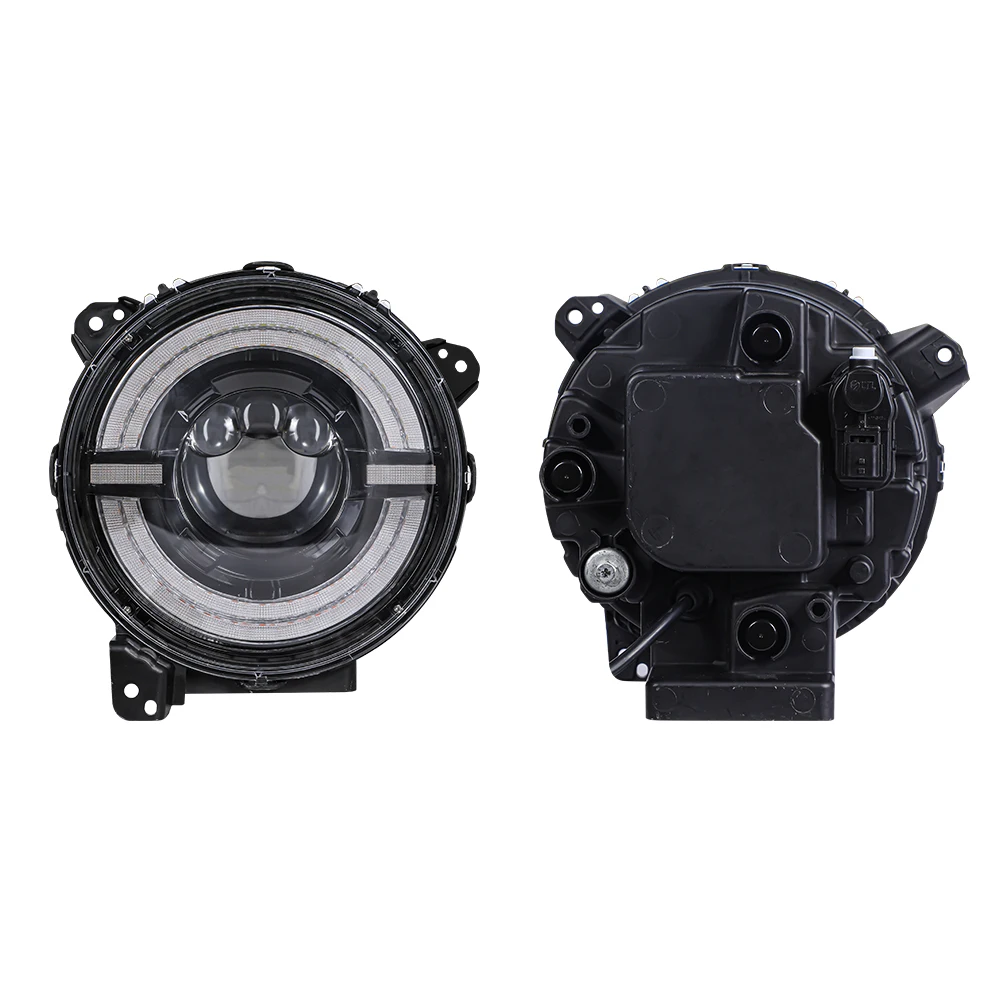 Newest DOT Approved 9 Inch Led Round Headlight With Drl High Beam Low Beam Headlamp 9Inch For Jeep Wrangler Jl 2018-2020