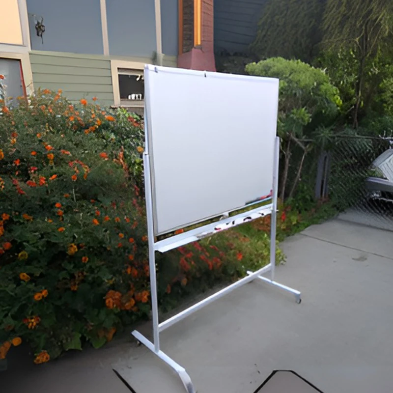 Office large mobile magnetic dry erase rolling white board easel classroom height adjustable teaching whiteboard with stand