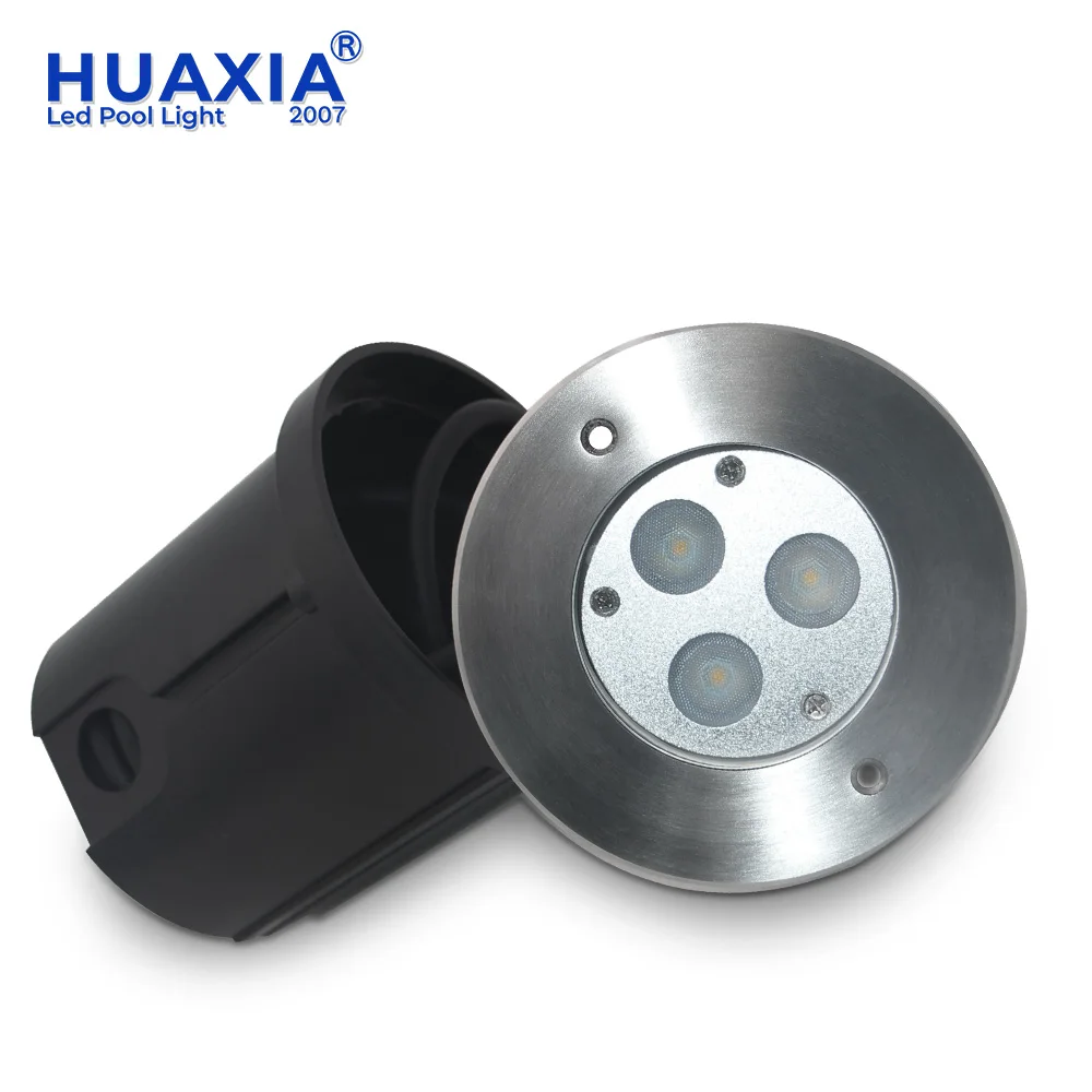Modern IP68 Waterproof LED Stair Step Wall Light RGBW remote Recessed Foot Lamp for Outdoor Buried IP68 Waterproof Pool Lights