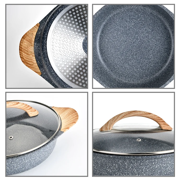 Custom Aluminum Nonstick Cooking Pots And Pans Non Stick Cookware Sets