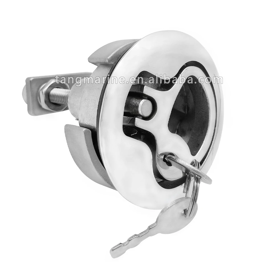 Marine hardware 316 stainless steel compression latch boat turning lock lift handle