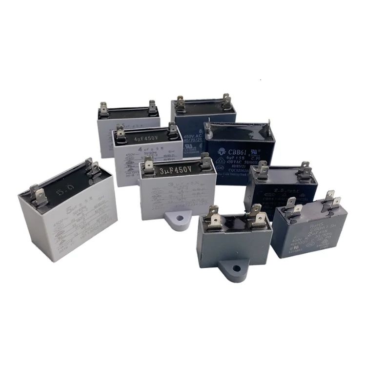 Original 8uf 450v Ac Washing Machine Starting Run Water Pump Motor Start Cbb61 Fan Capacitor