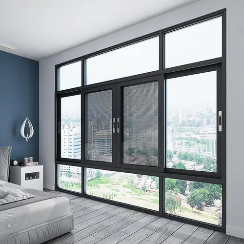 Hot sale Wholesale Triple Double Pane PVC Windows Vinyl Glass PVC Horizontal Sliding Windows for Home