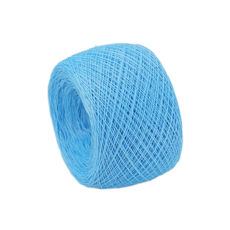 Manufacturer Supplier 100% Vortex Spun Polyester Dyed Recycled Artificial Flax Wool Yarn Wool Fabric Sweater Yarn