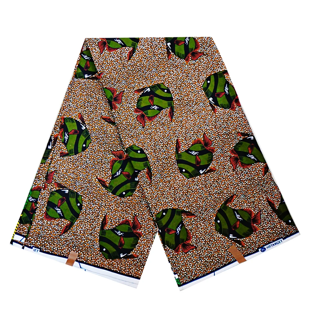 Ankara Africa Printed Fabric Real Wax Patchwork Sewing Material Dress Artwork Accessory 100% Cotton