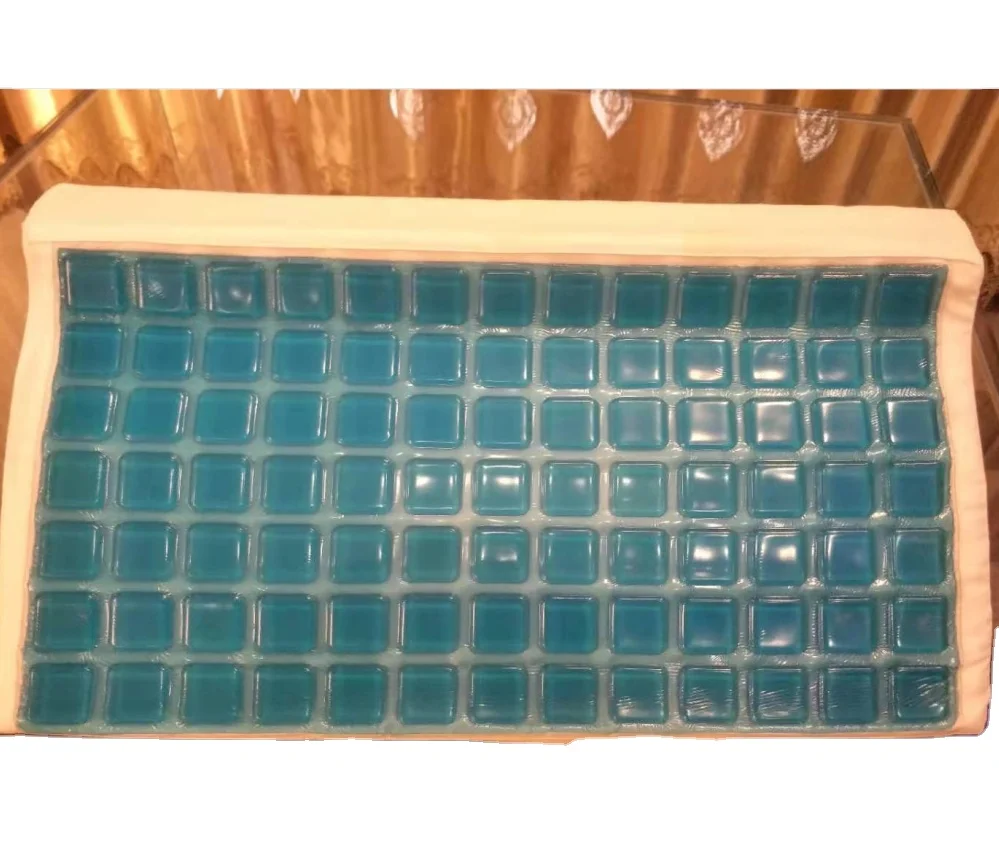 Ideal Design Travel Chair Car Seat Gel Pad Hemorrhoid Cushion With Cover Massage Cooling Gel Pillow Pad