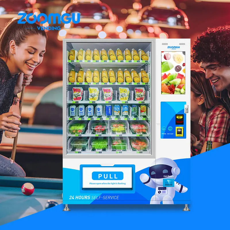  Zoomgu открытый Лифт автоматический торговый автомат для молока и